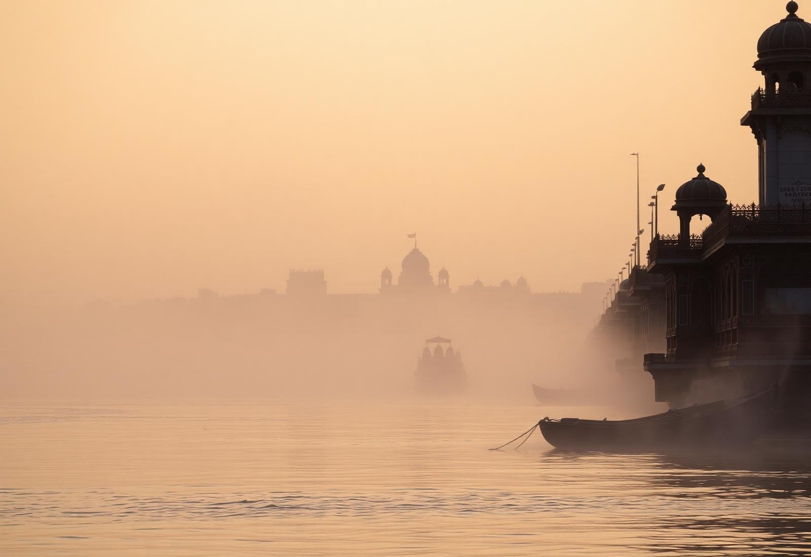 Sacred ghats at Prayagraj